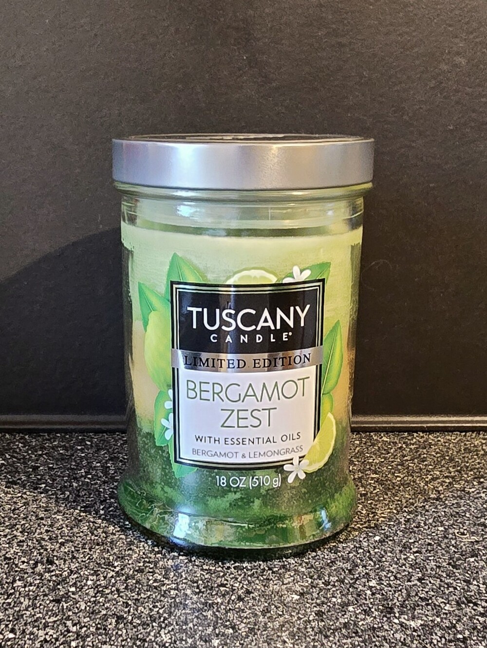 3 TUSCANY CANDLES Limited Edition Bergamot Zest Essentiol Oils